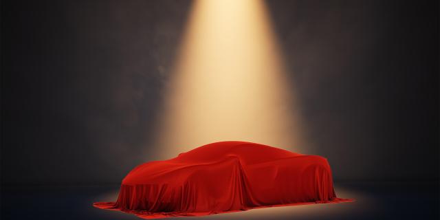 Secret car with stage light